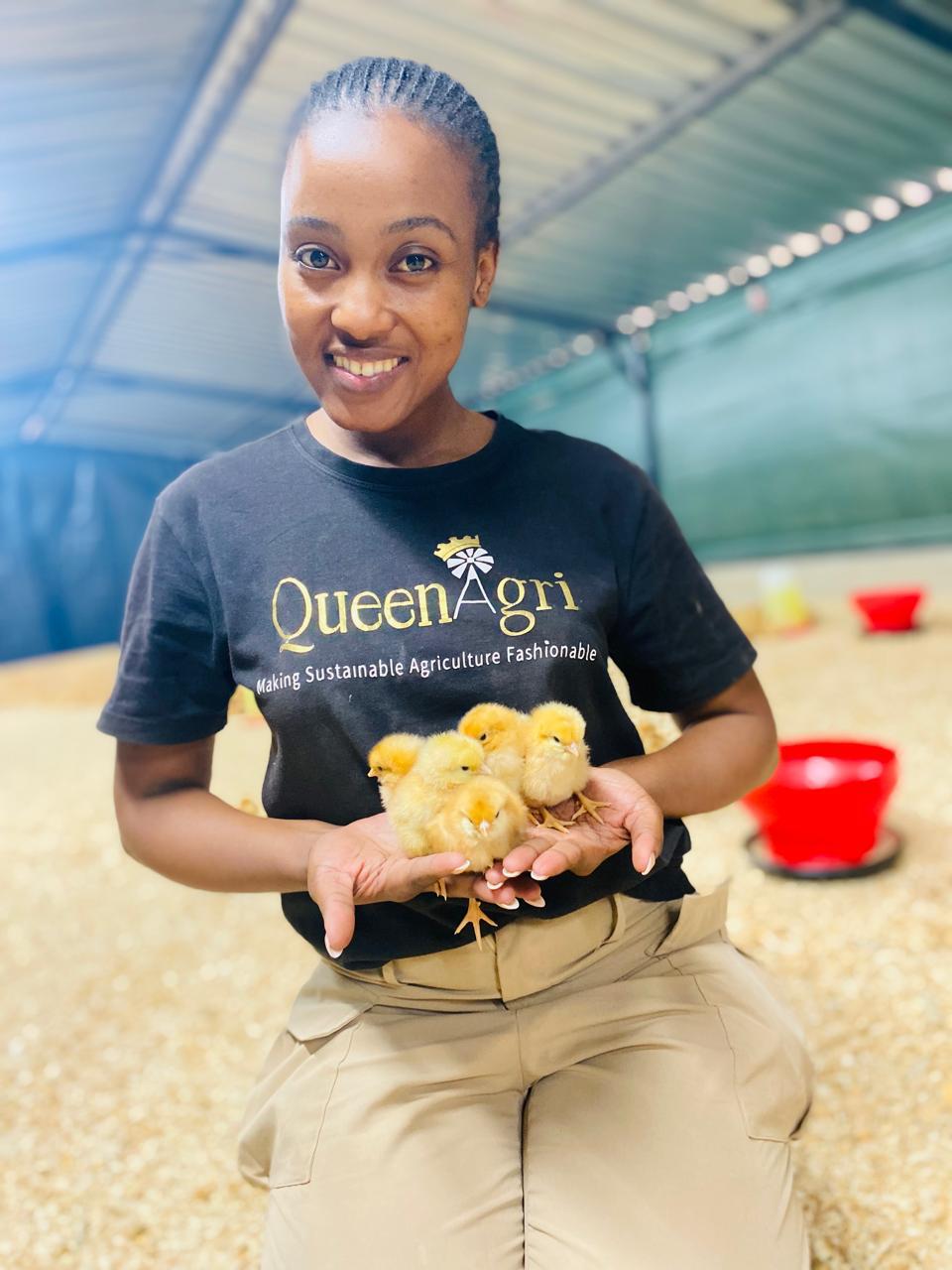 Fellistus Sekgale, founder of QueenAgri